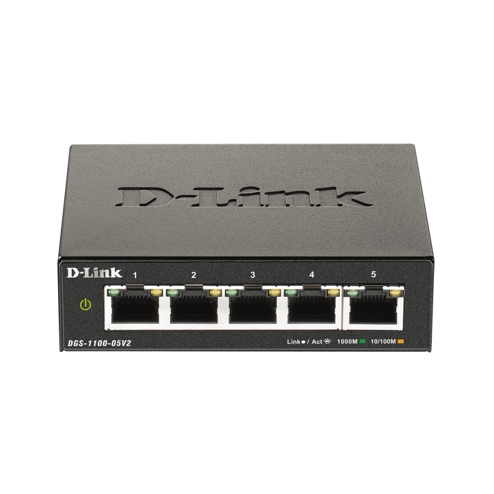 D Link DGS 1100 05V2 Switch 5xGigabit EasySmart