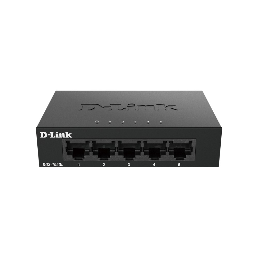 D Link DGS 105GL Switch 5xGB Metal PlugPlay