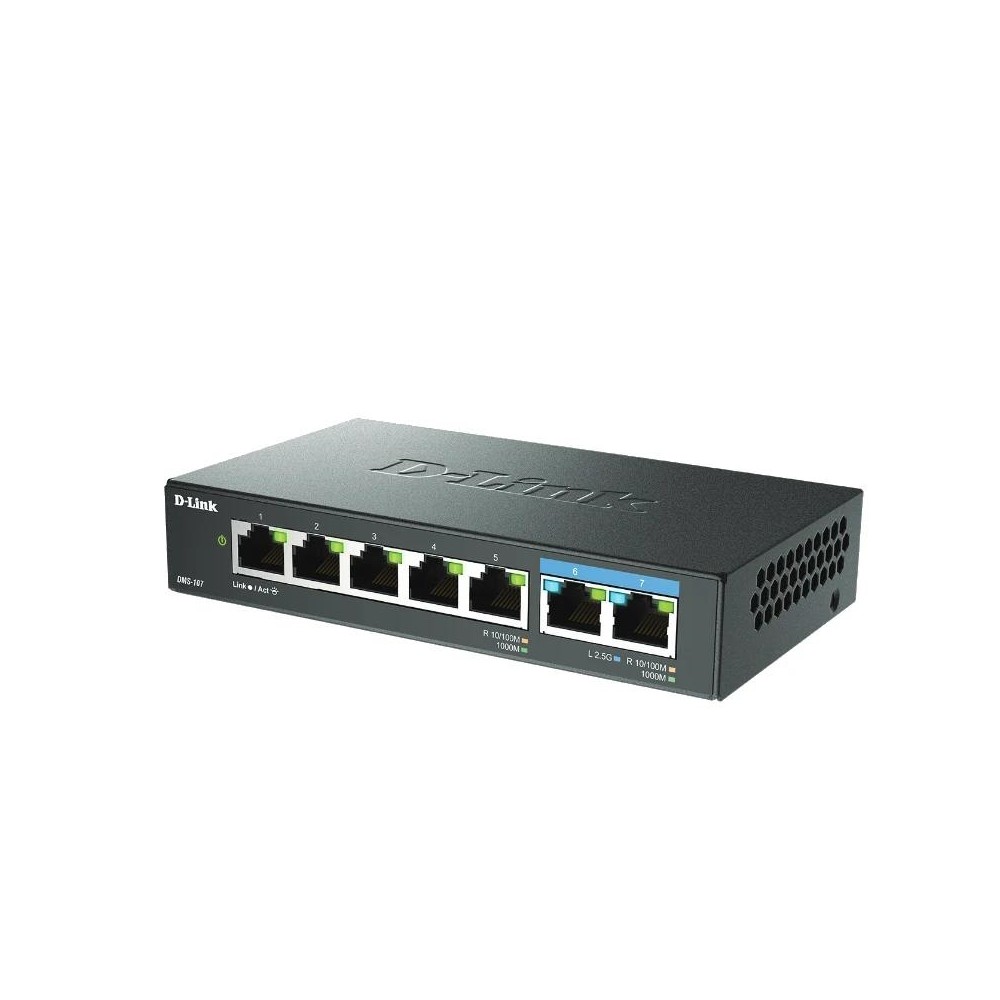 D Link DMS 107 7xMGb Unmanaged Switch