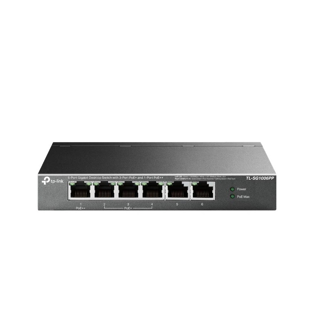 TP Link TL SG1006PP Switch 6xGB 3xPoE 1xPoE