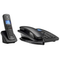 MOTOROLA C4201 Telefono Combo Fijo DECT Negro