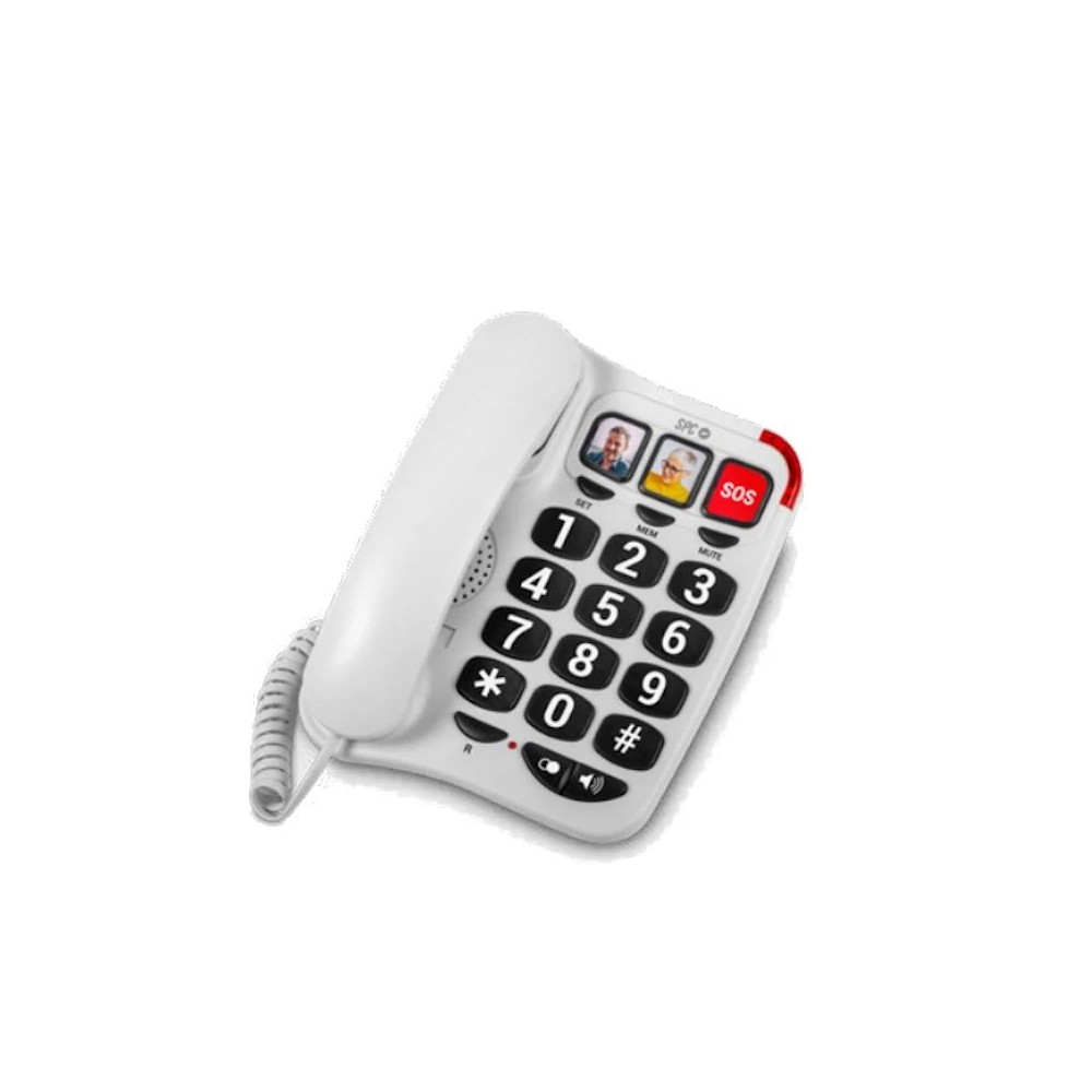 SPC 3295B Telefono CONFORT NUMBERS 2 Blanco