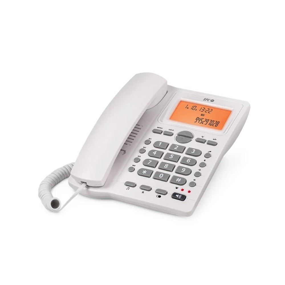 SPC 3612B Telefono OFFICE ID 2 LCD Blanco