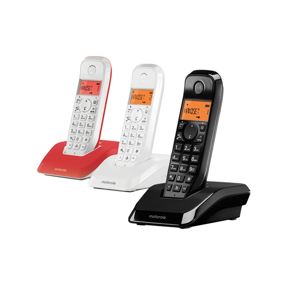 MOTOROLA S1203 Telefono DECT TRIO Colores