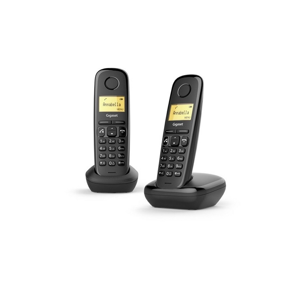 Gigaset A270 Inalambrico DECT Duo Negro