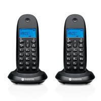 MOTOROLA C1002 CB Telefono DECT Negro Duo