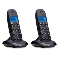 MOTOROLA C1002 CB Telefono DECT Negro Duo