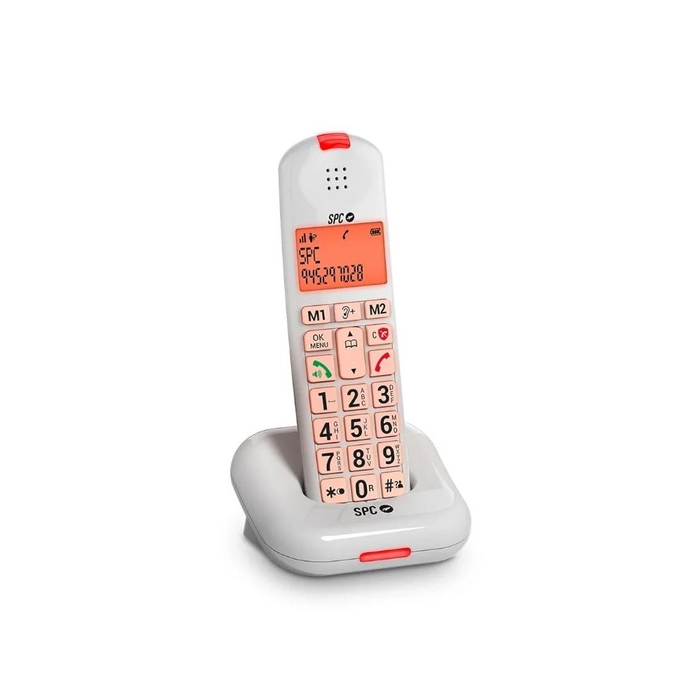 SPC 7612B Telefono Inalambrico COMFORT KAIRO Blanc