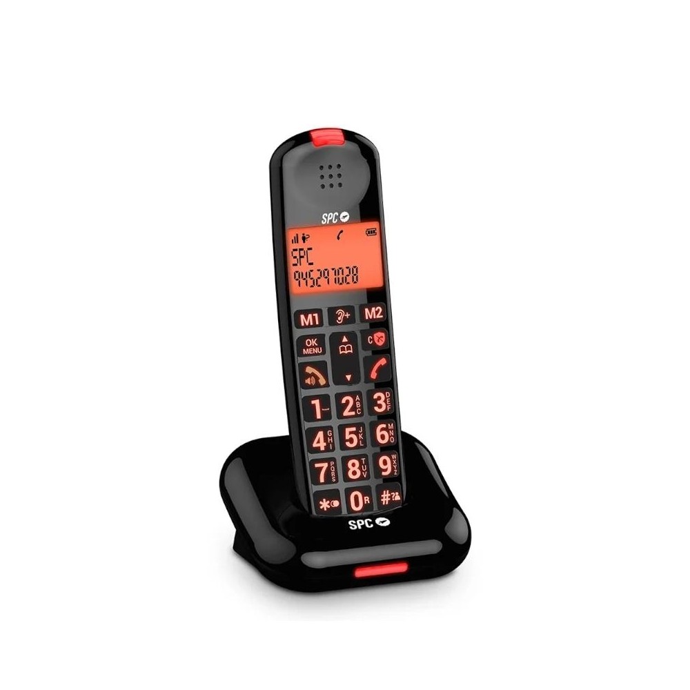 SPC 7612N Telefono Inalambrico COMFORT KAIRO Negro