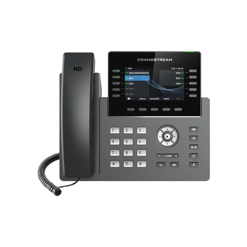 GrandStream IP Phone GRP2615 5 SIP 2xGbE PoE WiFi