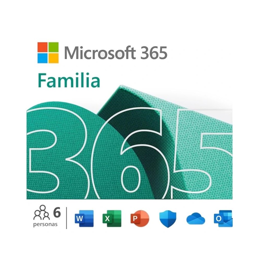 Microsoft 365 Familia Suscrip anual 6u