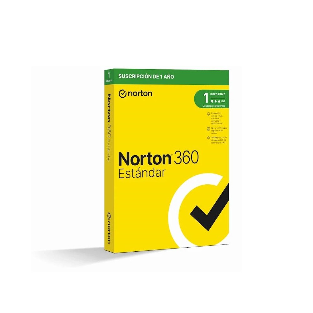 NORTON 360 Standard 10GB ES 1 us 1 dispositivo 1A