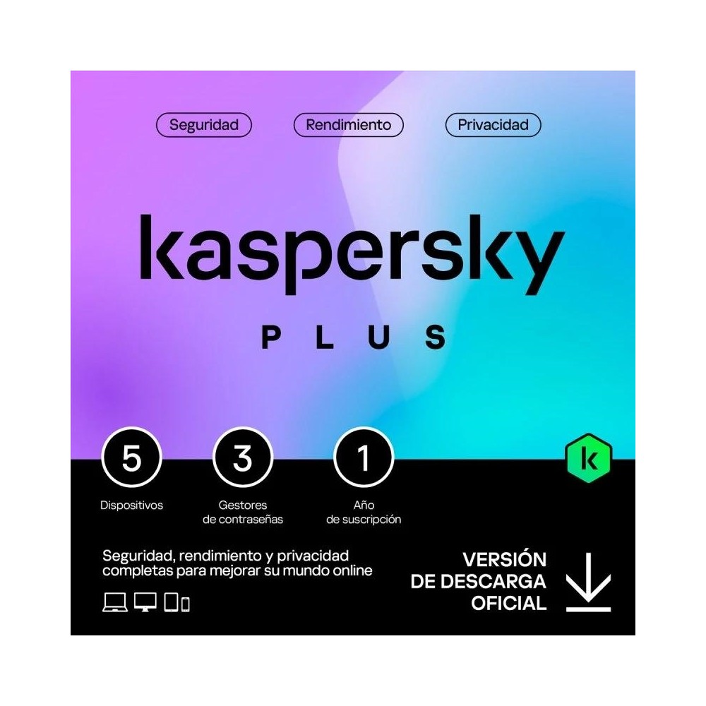 Kaspersky Plus 5L 1A ESD