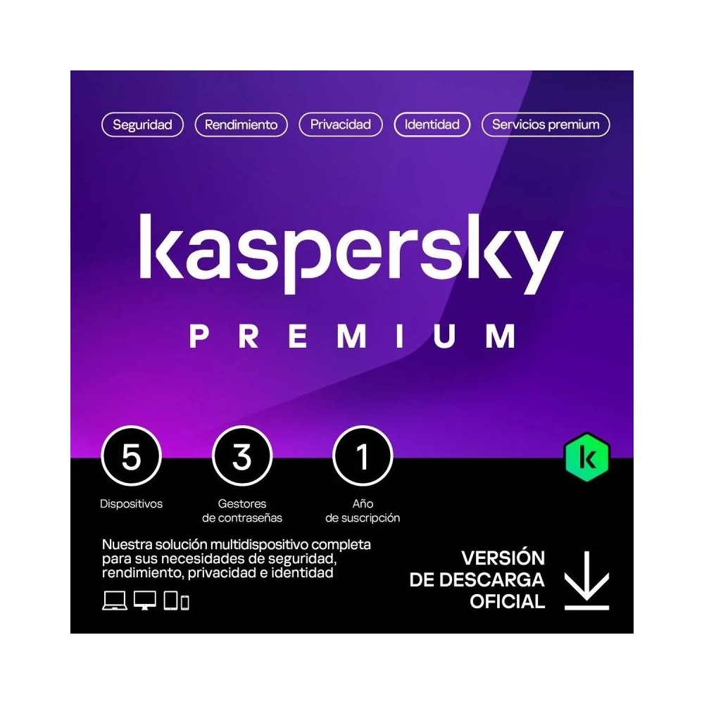 Kaspersky Premium 5L 1A ESD