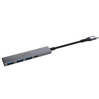 Nilox Hub Usb c 3xUSB A Y 1xUSB C Gris