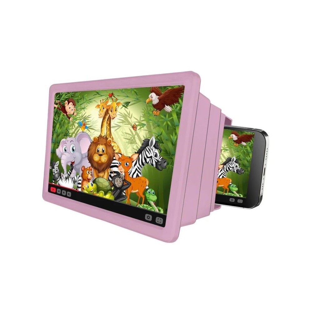 Celly amplificador de pantalla para ninos Rosa