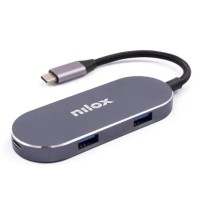 Nilox Mini dockstion usb c HDMI 5 EN 1 Plata