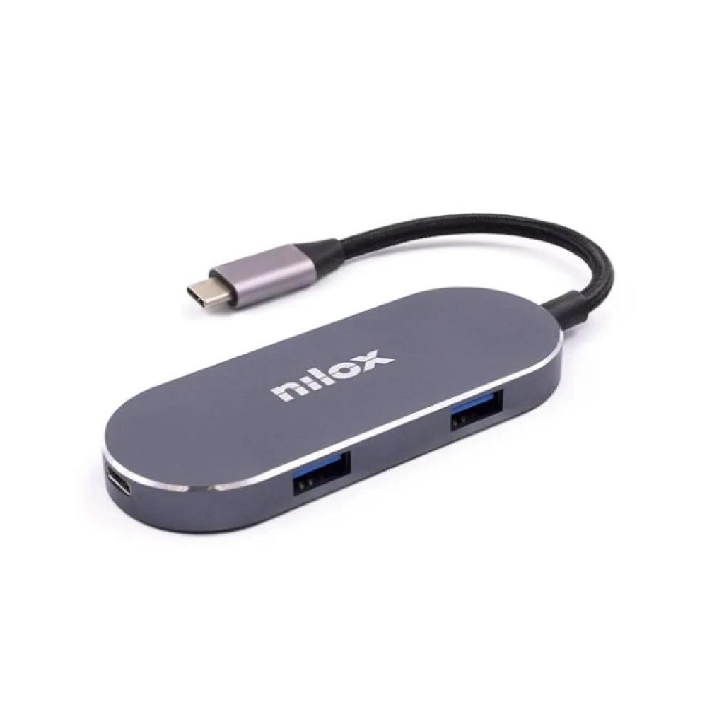 Nilox Mini dockstion usb c HDMI 5 EN 1 Plata