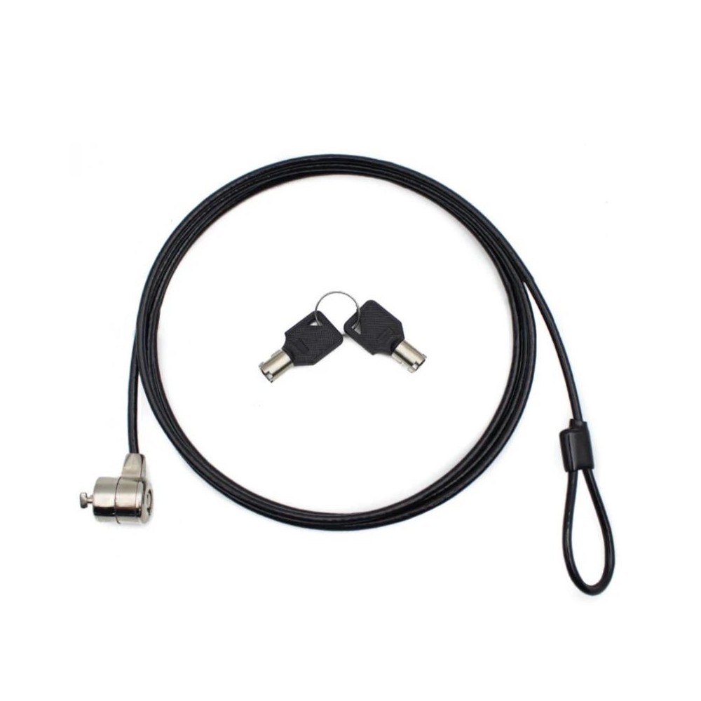 Nilox Cable de Seguridad Doble Llave 18 M Negro