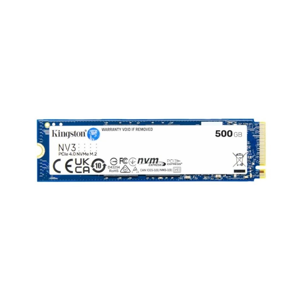 Kingston NV3 SSD 500GB PCIe NVMe Gen 40