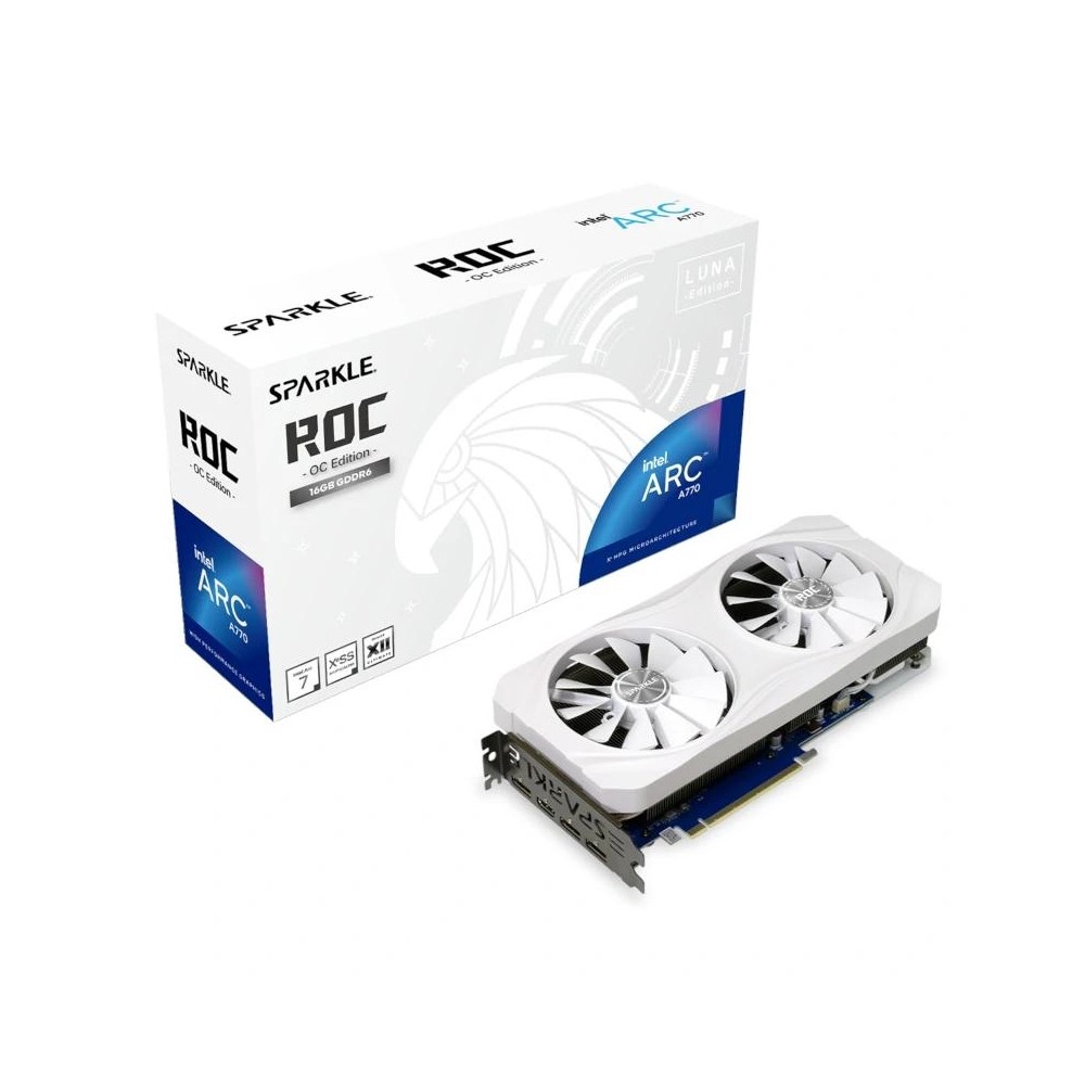 SPARKLE VGA INTEL ARC A770 ROC Luna OC 16G White