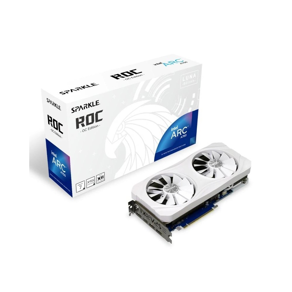 SPARKLE VGA INTEL ARC A750 ROC Luna OC 8G White