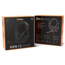 KROM KOPA AURICULARES GAMING 71 VIRTUAL NEGRO