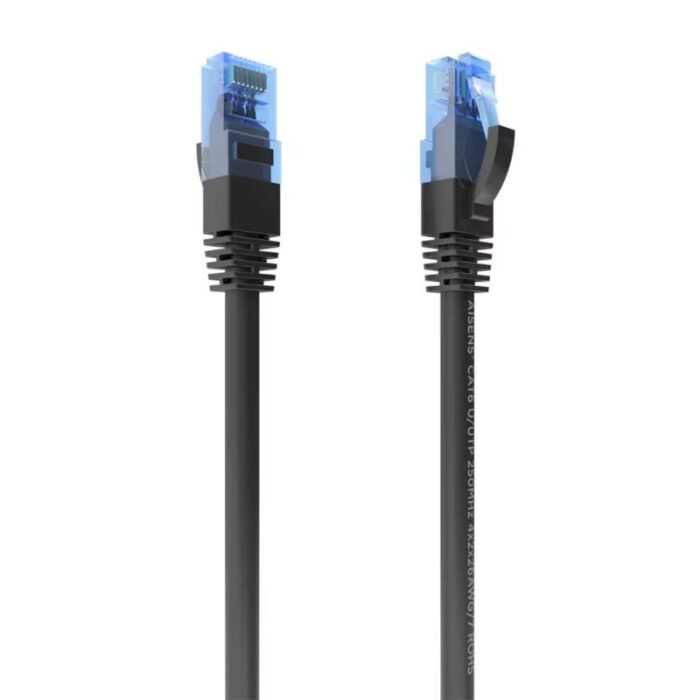 Aisens Cable RJ45 CAT.6 UTP AWG26 CCA Negro 0.75m - Imagen 3