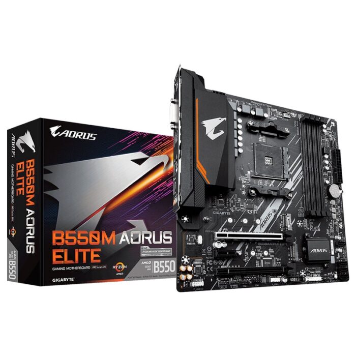 Gigabyte Aorus Placa Base B550M ELITE mATX AM4 - Imagen 1