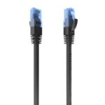 Aisens Cable RJ45 CAT.6 UTP AWG26 CCA Negro 30cm