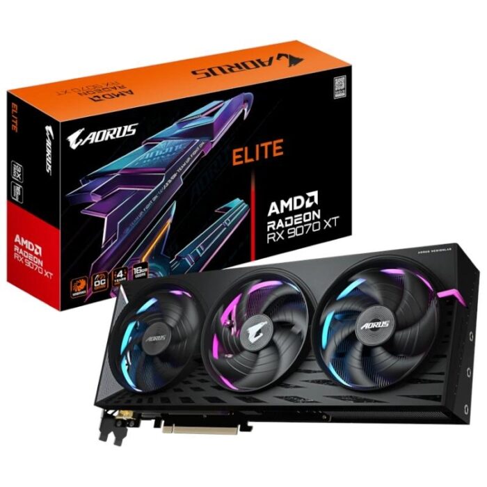 Gigabyte VGA AMD RX 9070 XT AORUS E 16GB - Imagen 1