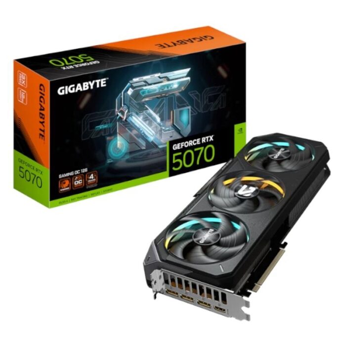 Gigabyte VGA NVIDIA RTX 5070 OC 12GB DDR7 GAMING - Imagen 1