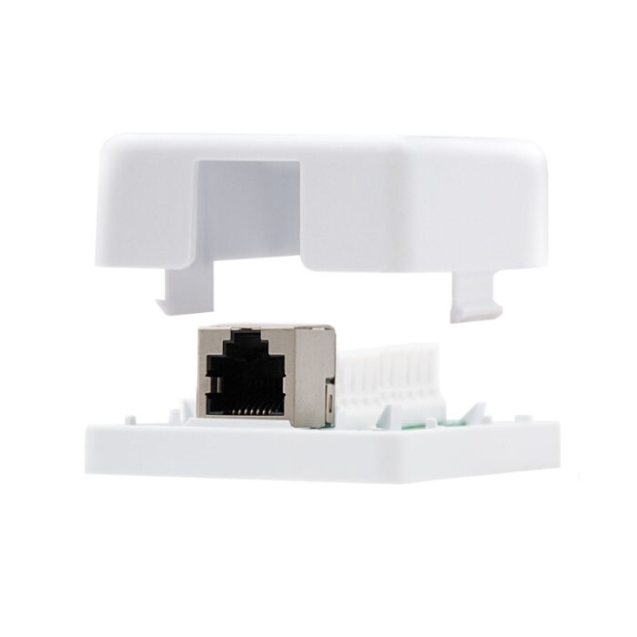 Nanocable Roseta Superficie CAT.6 FTP 1Toma Blanco - Imagen 3