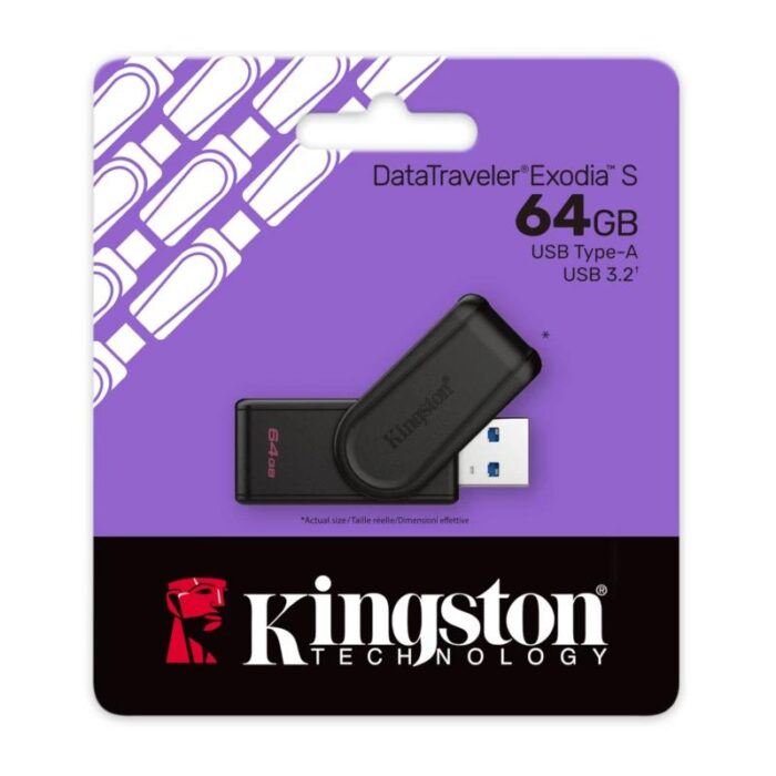 Kingston DataTraveler Exodia S 64GB USB 3.2 Gen 1 - Imagen 2
