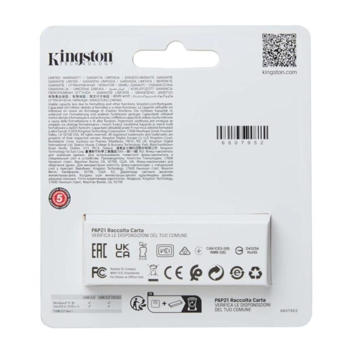 Kingston DataTraveler Exodia S 128GB USB 3.2 Gen 1 - Imagen 4