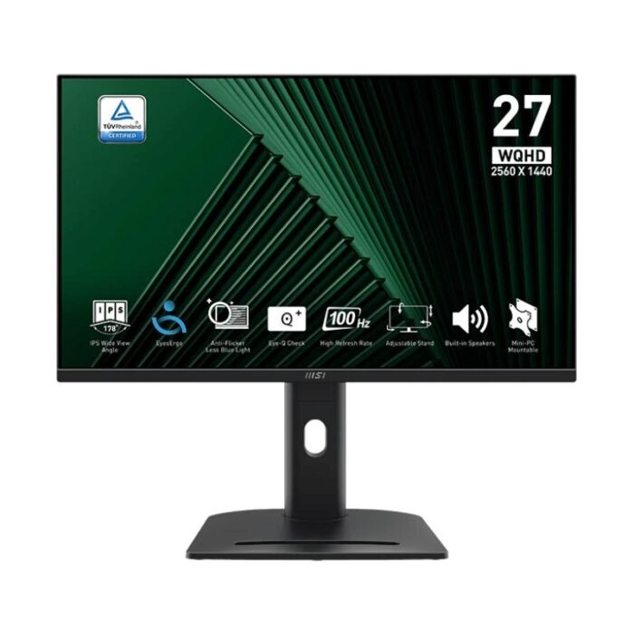 MSI MP275QPG Monitor 27"100h WQHD AA MM - Imagen 1