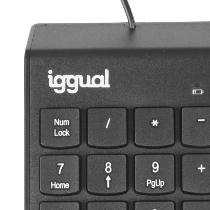 iggual Teclado numérico USB CK-NUM-19T negro - Imagen 2