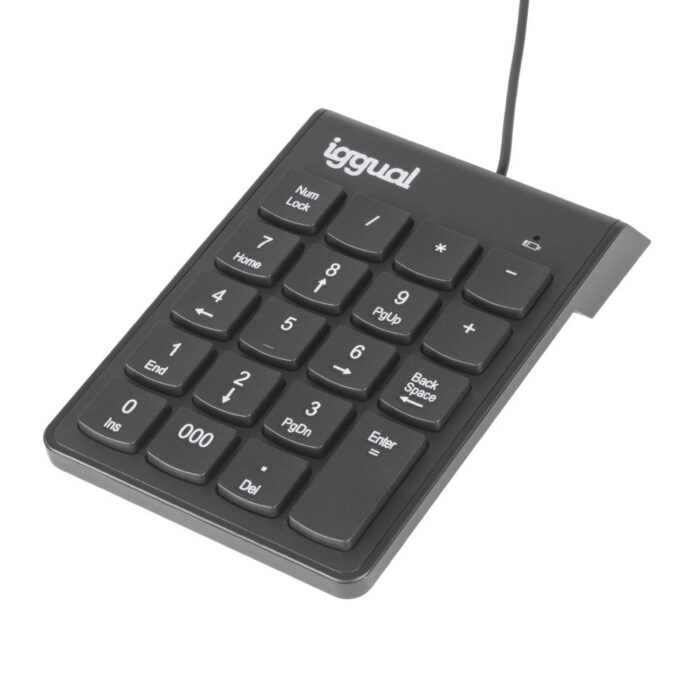iggual Teclado numérico USB CK-NUM-19T negro - Imagen 3
