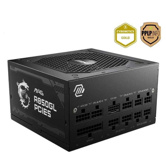 MSI Fuente Alimentación MAG A850GL PCIE5 II 850W - Imagen 1