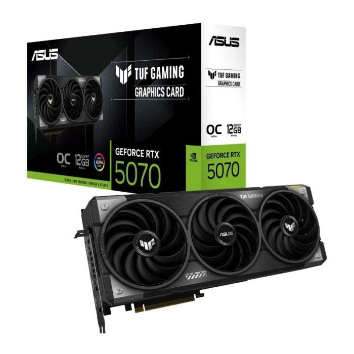 ASUS VGA NVIDIA TUF RTX 5070 O12G GAMING 12G DDR7 - Imagen 1
