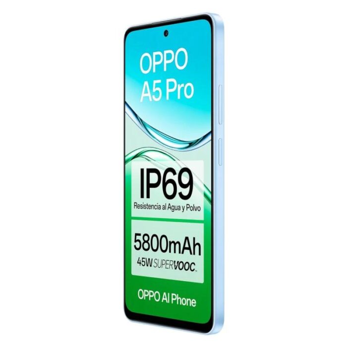 OPPO A5 Pro 6.67" HD+ 256GB 8(+8)GB Feather Blue - Imagen 2