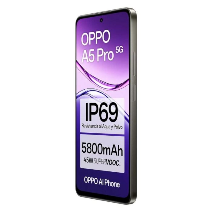 OPPO A5 Pro 6.67" HD+ 256GB 8(+8)GB Black Brown - Imagen 2