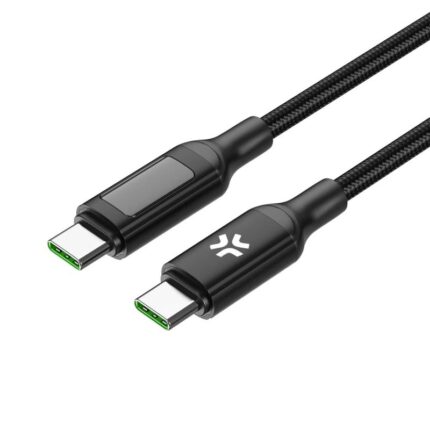 Celly Cable UsbC-UsbC2 2Mt Led BK 100w