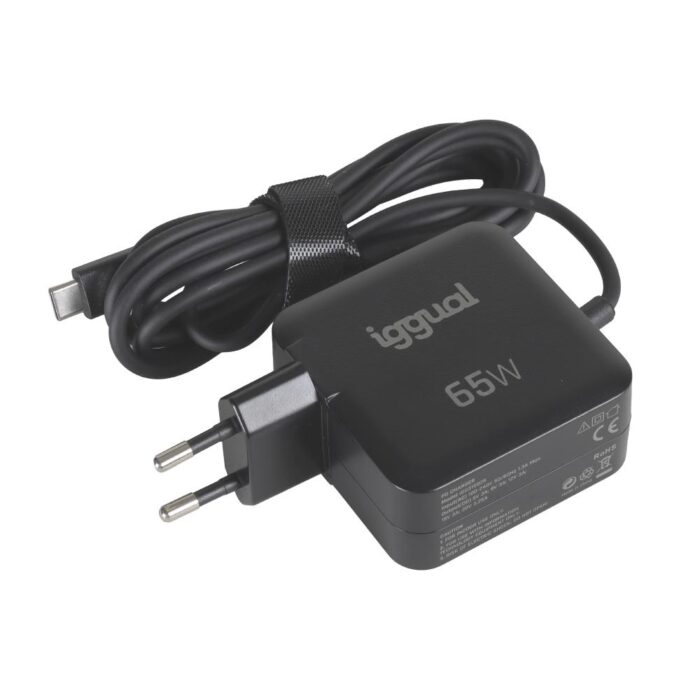 iggual Cargador portátil y móvil tipo C PD 65W - Imagen 3