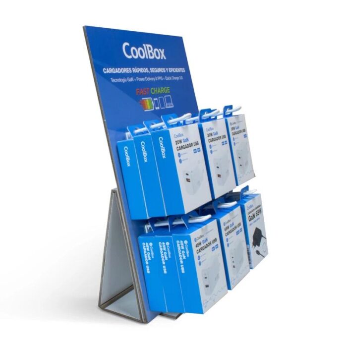COOLBOX PACK 18 CARGADORES GAN + EXPOSITOR - Imagen 3