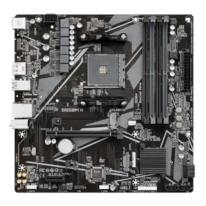 Gigabyte Placa Base B550M K mATX AM4 - Imagen 2