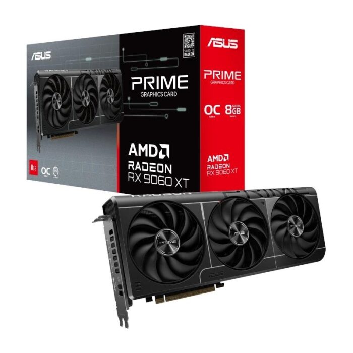 ASUS VGA AMD PRIME RX 9060XT O8G 8GB DDR6 - Imagen 1