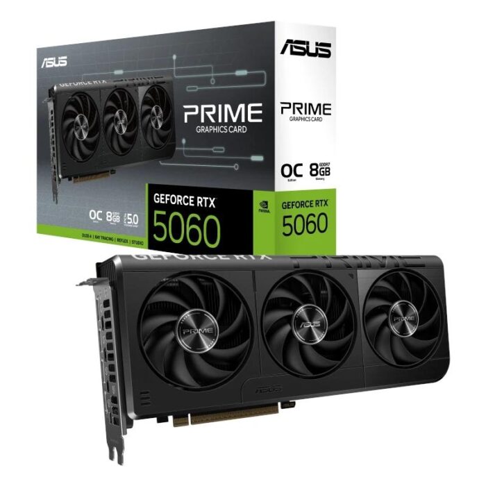 ASUS VGA NVIDIA PRIME RTX 5060 O8G 8GB DDR7 - Imagen 1