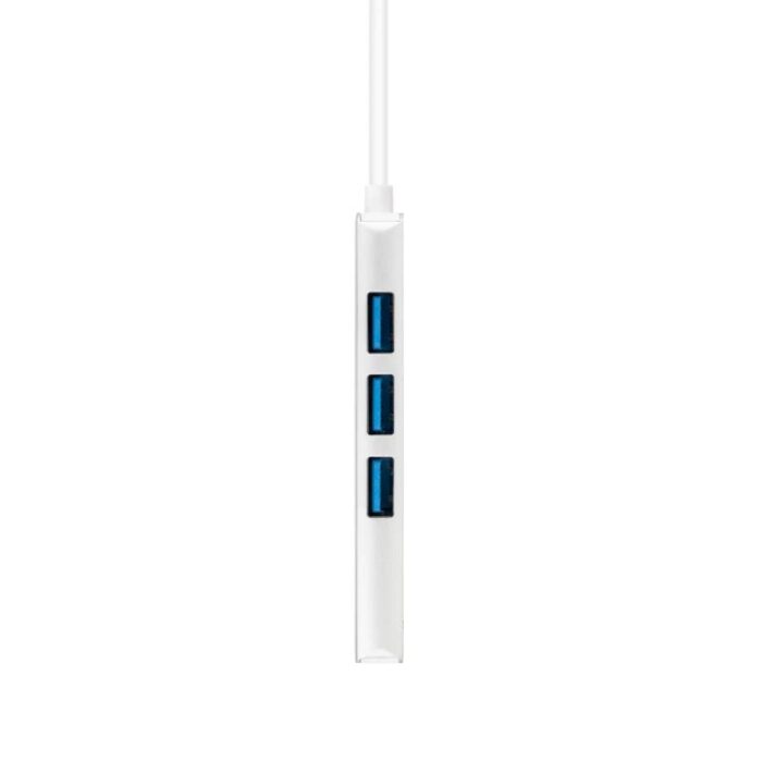 Nanocable Hub USB 3.0 4 x USB 3.0 10cm. Gris - Imagen 2