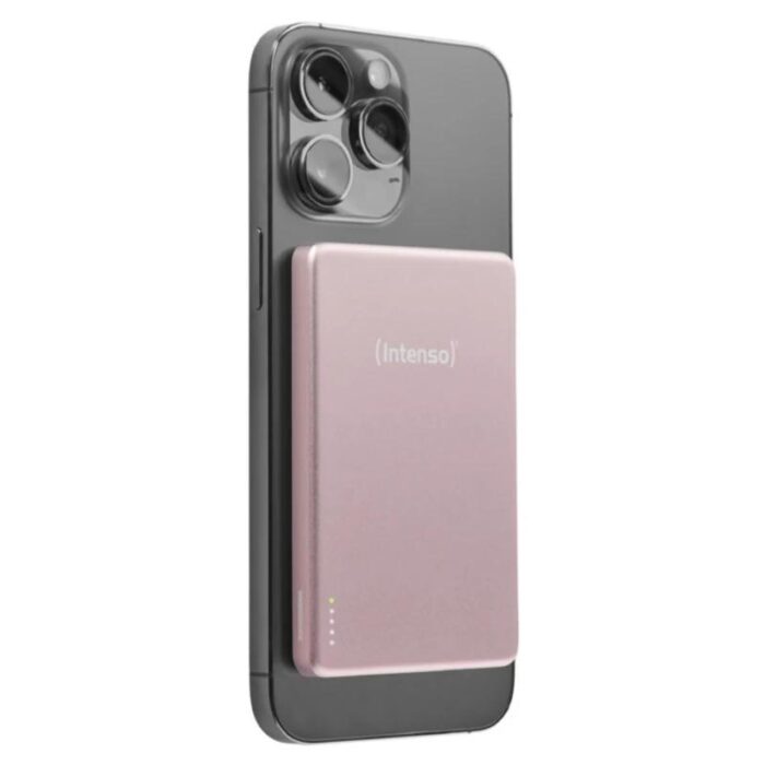 Intenso Powerbank MW5000 MagSafe Rosado - Imagen 1